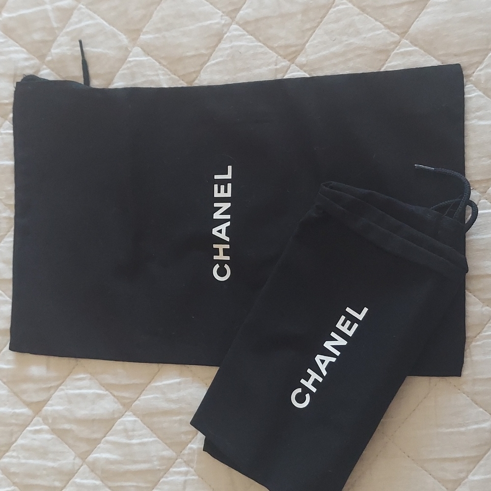 CHANEL Pair of  SHOE DUST BAGS NEW 12x8